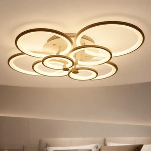 Modern LED Ceiling Light | Luxury Ring Design Ceiling Lamp for Living Room & Bedroom