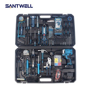 160 Piece Electric Drill Tool Set Household Hardware Tool Kit with Toolbox DIY Repair Hand Tools Combination Kit Wholesale