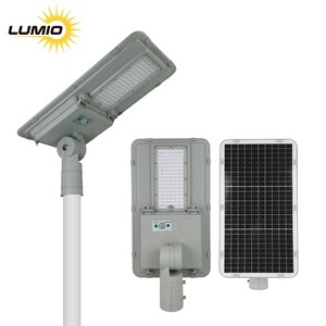 New Design Outdoor Road Streetlight Ip65 Waterproof SMD 100W 180W 240W Motion Sensor All in One Solar Street Lamp