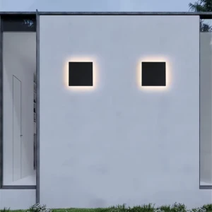 Outdoor Wall Mounting Decorative Wall Lamp AC Powered 12W 2835SMD Modern LED Garden Wall Lamp for Courtyard