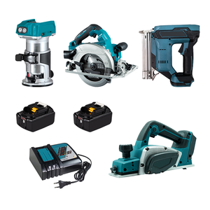MKT Combo Kit 18V LXT Brushless Woodworking Tools with BL1860B Battery DC18RC Charger 7PCS Full Set