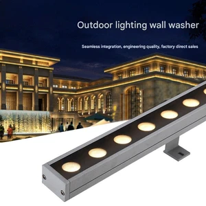 IP65 Indoor Outdoor Linear Spot Lamp Multi Color 24V Building Bridge Facade Sign Decorative LED Wall Washer Fixture