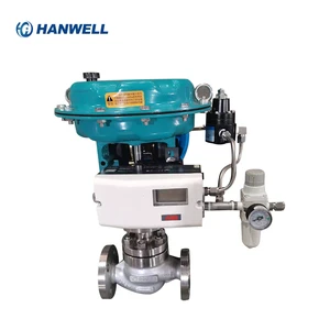 Professional Custom Electric OEM Straight/Angle Control Valve Single Seated Diaphragm Flange Globe Valve