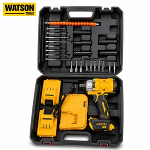 Wholesale Cordless Impact Wrench Kit With Battery Charger Socket Set 1/2 Inch Electric Power Tool For Auto Repair OEM ODM