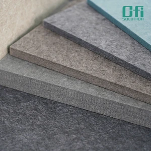 ASTM E84 Noise Control PET Acoustic Ceiling Panel Polyester Acoustic Panel Wall Ceiling Wall & Ceiling Acoustic Solution