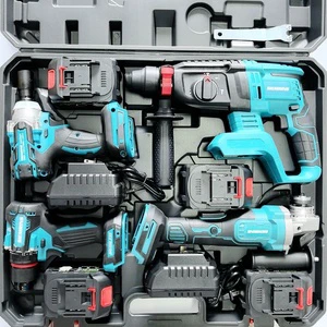 Big Discount Hot Sale MKT Combo Power Tools 4 Kits Tool Set 18v 20v 21vVolt Cordless Drills Battery Hard Case DIY Home Use