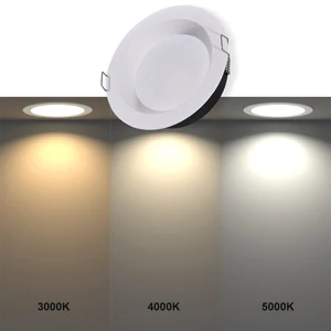 Ultra Slim Panel Recessed Lamp Hotel Home Office IP20 Waterproof Recessed Fixture Round Ceiling Lights Led Downlight