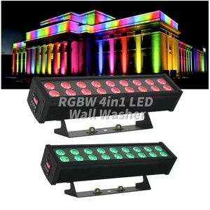 Waterproof 18 X10w 200w Led Wall Washer Rgbw Mix Colors Wall Washer Led Light for Outdoor Building Decoration