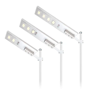 Factory Custom 50w 100w 150w 200w 250w IP65 Waterproof Outdoor Integrated Solar Street Lamp All in One Solar Street Light