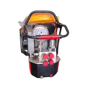 Heavy Duty Boltorq Hydraulic Torque Wrench Electric Pump 1.1kW 220V/50Hz 700 Bar Aluminum LP3-2 Model 6 Month 25KGS 4x1/4