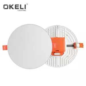 High Quality Round Ultra Thin Aluminum 10W 18W 24W 36W Recessed Mounted Slim LED Panel Light