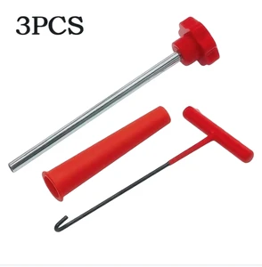 3/7/13/22/30 Pcs TR413 Valve Core Tool Set, Tire Valve Stem Repair Kit with Core Installer Remover, Gauge & Extenders