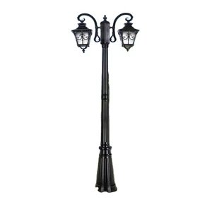 LED Outdoor Courtyard Lawn Street Lamp Garden Light with Aluminum Pole Waterproof IP65 Custom Vintage & Modern Design