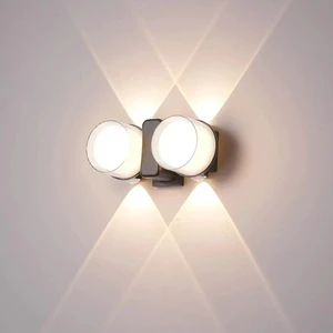 Modern Home Outdoor LED Wall Light Waterproof Garden Hotel Street Installation Lamps with Aluminum Base