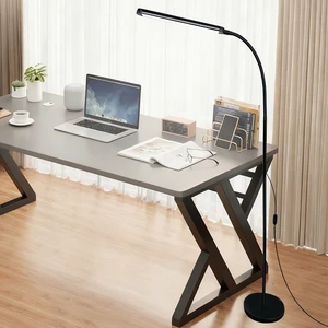 Professional Architect LED Aluminum Floor for Office Work Power Bright Task Light Stepless Dimming Ergonomic Design Adjustable