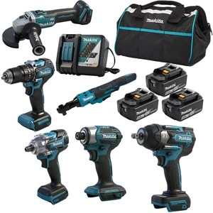 Bestseller, 10-in-1 portable power tool set with LED lighting function, suitable for auto repair, daily outdoor work and DIY