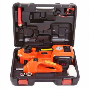 Outdoor Electric Car Jack Kit with Hydraulic Floor Lift Air Pump Impact Wrench for Auto Repair Tool Set for Professional Use
