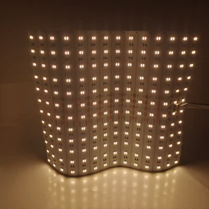 Modern Industrial Flex LED Panel Light Square Shape for Hotel Kitchen Supermarket Stone Signs Wall 24V Dual-White 2700-6500K