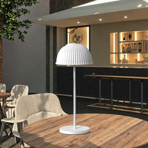 White Dome LED Table Lamp Modern Minimalist Design Handmade Simple Cordless Battery-Powered for Bedrooms Reading 220V Custom