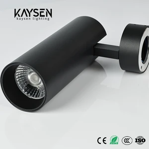 New Modern High CRI 90 Anti-glare Die-cast Aluminum Dimmable Led Spot Light COB 30W Adjustable Surface Mounted Track Light
