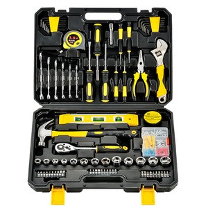 Wholesale Hardware Tools Combination Set for Household Manual Woodworking Toolbox Tools Hand Operated 1-Year OEM Customizable
