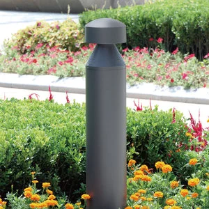 Aluminum Alloy LED Bollard Lawn Lights For Garden With IP66 Rating 100-240V Input Dimmable 5-Year Warranty