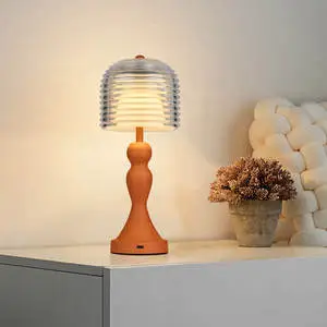 Modern and Simple Chinese Style Table Lamp for Bedside Warm White LED Night Light 220V Plug-In for Bedroom Decor for Homes