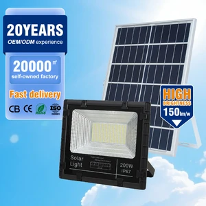Stable Lighting Outdoor Waterproof IP67 Lamp 40W 60W 120W 200W 300W 400W 500W 1000W Aluminum Solar Flood Light
