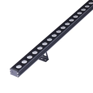 24V RGBW LED Wall Washer Light IP67 Waterproof Aluminum Body DMX512 Controlled for Garden Application