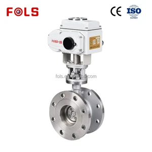 Electric High Temperature DN50 DN700 Flange Butterfly Valve Stainless Steel 425 Degrees Celsius Control Valve