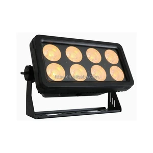 TIITEE DMX512 RGBW LED Lighting Panel Wash 850IP 8x50W COB IP65 50000 Hours Spotlights