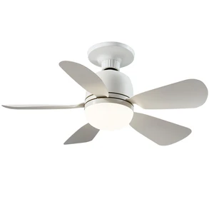 Fast Shipped Simple Elegant LED Fan Light with Indoor Utility Multi-Functional Three Color Dimming Free Adjusting