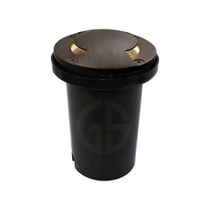 Low Voltage 12V AC/DC MR16 Waterproof Brass Landscape Light In-ground Light with 2 Way Garden Light