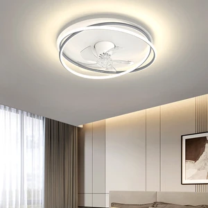 Nordic Bedroom Decor Led Lights for Room Ceiling Fan Light Lamp Restaurant Dining Room Ceiling Fans with Lights Remote Control