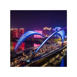 Y3040 50mm LED Dot Pixel Light P100 Full Color Building Facade Point Light Outdoor P55 Bridge Lighting