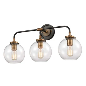 Modern Dresser Vanity Light Mparty Dresses Bathroom Makeup Mirror Antique Brass Wall Lamps Wholesale Glass Light Antique Brass