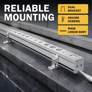 IP65 Rated Aluminum LED Wall Washer for Hotel Building Lighting Waterproof High Brightness 24W Outdoor Wall Washers