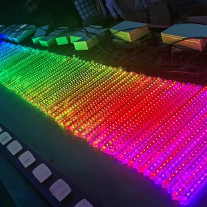 Customize PC Round Meteor Led Tube 50cm Length Pixel Strip 60 Lights for Bar Ktv Park Restaurant Using
