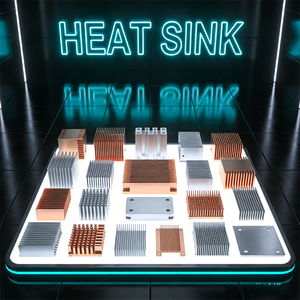 Custom Aluminum Heat Sink Copper Pipe RoHS Compliant Square Extrusion Profile 6000 Series Welding CNC CPU Solid State Relay