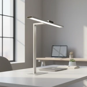 Smart 60W LED Desk Lamp with Aluminum Pole High CRI 95 Eye Care Table Light for Students Reading Writing with Timer Mode