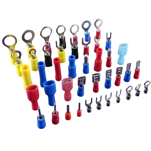 Pvc Fully Insulated Waterproof Quick Disconnect Connector Male And Female Spade Lug Electrical Crimp Terminal