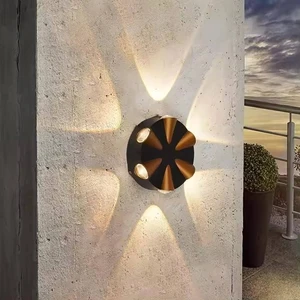 Modern Design Outdoor Lamp Mounted Waterproof Led Heads 3W Wall Light Outdoor Led Wall Lamp