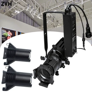 40W LED Fixed Focus Ellipsoidal Profile Reflector Single Color Temperture 3200K 19° 36° Leko Spotlight for Museum Theater Show