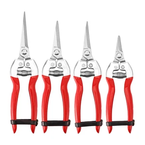 High Quality Stainless Seel Blade Hand Tools Cutting Garden Fruit Pruning Shears Garden Scissors With Safety Lock