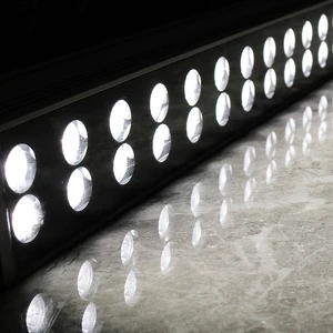 SHIJI LIGHTING High Voltage AC220V 24W 48W 96W IP67 Aluminum DMX RGB RGBW Led Hotel Outdoor Building Wall Washer Light