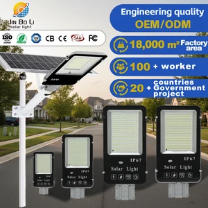 Solar Street Light Maker IP65 Outdoor Waterproof 50W-300W ROHS Certified Warm White LED Garden & Road Lighting