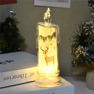 Beautiful Small Mini Candle Night Lamp Gifts Toy Restaurant Bedside Living Room Decorative Tabletop Display Lighting