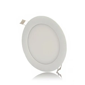 9W Ultra-Thin Premium Panel Lights Round Design with Three-Color Dimming Feature