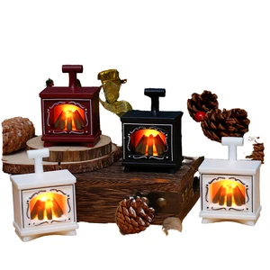 Mini Beeswax Night Light for Dollhouse Miniature Tabletop Decoration for Home for Halloween Ramadan Birthdays Parties