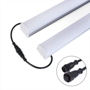 Super Brightness IP65 Led 3d Tube Video Magic Dmx Rgb Led Digital Tube for bar Outdoor Pixel Building Decoration Tube Light RGBW